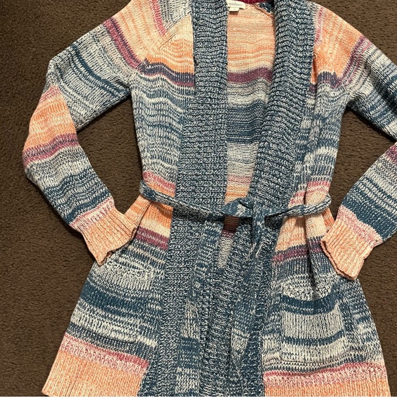 Sundance Hayden Striped Long Knit Duster Cardigan - Picture 5 of 7